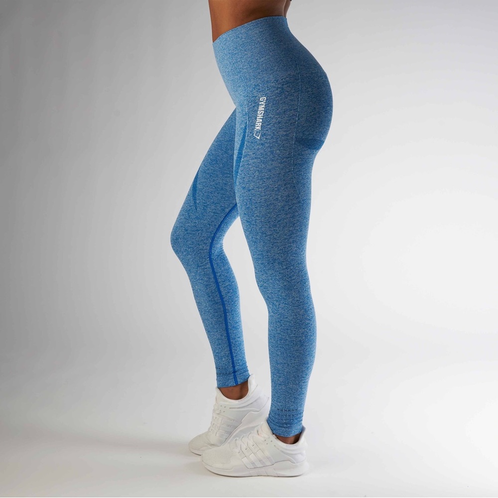 Gymshark High-Waisted Seamless Leggings - Blue